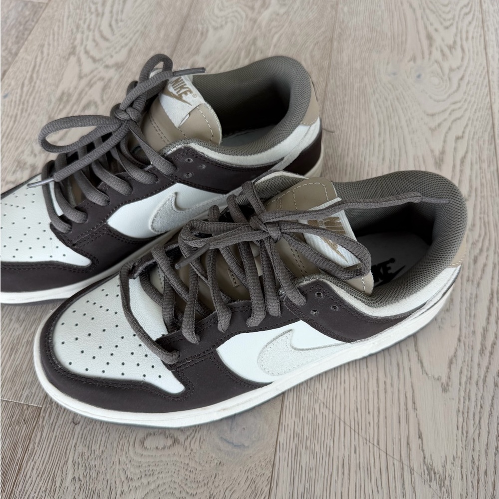 Nike Womens  Brown and White Sneakers